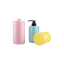 Keyuan Packaging 16.9oz/500ml 33-400 HDPE Cylinder Bottle with Saddle Head PP Lotion Pump
