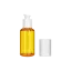 Keyuan Packaging 2.7oz/80ml 20-400 Double Wall PET Bottle with Angled PP Serum Pump and PP Straight Sided Overcap