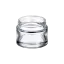 Somang Glass 1.7oz/50ml 50-410 Clear Glass Straight-Sided Wide-Mouth Jar with Premium Heavy Base