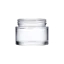 Somang Glass 1.7oz/50ml 50-410 Clear Glass Straight-Sided Wide-Mouth Jar with Premium Heavy Base