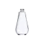 Somang Glass 4.4oz/130ml 20-415 Clear Glass Teardrop Bottle with Heavy Base