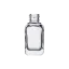 Somang Glass 1oz/30ml 20-410 Clear Glass Square Cosmetic Bottle with Premium Heavy Base for Serum, Perfume, & Foundation