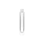 Somang Glass 0.3oz/10ml 13-415 Clear Glass Slim Cylinder Lip Gloss Tube
