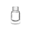 Somang Glass 0.2oz/5ml 20-415 Clear Glass Cylinder Nail Polish Bottle with Premium Heavy Base