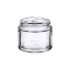 Somang Glass 2.7oz/80ml 55-400 Clear Glass Straight-Sided Face Moisturizer Jar - Wide Mouth