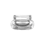 Somang Glass 0.5oz/15ml 35-400 Clear Glass Round Bubble Eye Cream Jar with Premium Heavy Base