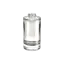 Somang Glass 1.7oz/50ml 18-400 Clear Glass Cylinder Cosmetic Bottle with Premium Heavy Base
