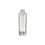 Somang Glass 1.7oz/50ml 18-400 Clear Glass Slim Cylinder Bottle with Premium Heavy Base for Foundation, Serum, & Perfume