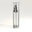 Somang Glass 1.7oz/50ml 18-400 Clear Glass Slim Cylinder Bottle with Premium Heavy Base for Foundation, Serum, & Perfume