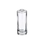 Somang Glass 1.7oz/50ml FEA 15 Clear Glass Slim Cylinder Perfume Bottle with Premium Heavy Base & Crimp Neck