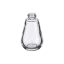 Somang Glass 1oz/30ml 18-400 Clear Glass Teardrop Cosmetic Bottle with Heavy Base for Perfumes, Serums, & Foundation