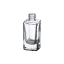 Somang Glass 1oz/30ml 18-415 Clear Glass Rectangle Cosmetic Bottle with Premium Heavy Base for Foundation, Perfume, & Serums