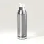 Somang Glass 1oz/30ml Clear Glass Cylinder Airless Refillable Pump Bottle, PP Inner Refill & Overcap