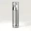 Somang Glass 1oz/30ml Clear Glass Cylinder Airless Refillable Pump Bottle, PP Inner Refill & Overcap
