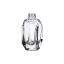 Somang Glass 1oz/30ml 18-410 Clear Glass Faceted Cosmetic Bottle with Premium Heavy Base - Ideal for Serums, Foundation, & Perfumes