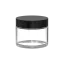 Somang Glass 6.76oz/200ml 80-400 Clear Glass Straight-Sided Jar, Ideal for Body Scrubs & Hair Masks