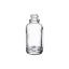 Somang Glass 1oz/30ml 18-400 Clear Glass Round Dropper Bottle with Premium Heavy Base