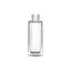 Somang Glass 1.7oz/50ml 20-415 Tall Clear Glass Rectangle Cosmetic Bottle with Premium Heavy Base for Perfumes, Serums, & Foundation