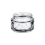 Somang Glass 2oz/60ml 52-400 Clear Glass Straight-Sided Face Cream Jar with Premium Heavy Base