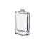Somang Glass 1.7oz/50ml FEA 15 Clear Glass Flat Rectangle Perfume Bottle with Premium Heavy Base & Crimp Neck