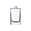 Somang Glass 1.7oz/50ml FEA 15 Clear Glass Flat Rectangle Perfume Bottle with Premium Heavy Base & Crimp Neck
