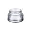 Somang Glass 1.7oz/50ml 50-410 Clear Glass Bubble Round Face Cream Jar with Premium Heavy Base