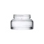 Somang Glass 1.7oz/50ml 50-410 Clear Glass Bubble Round Face Cream Jar with Premium Heavy Base