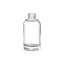 Somang Glass 1oz/30ml 18-410 Clear Glass Boston Round Cosmetic Bottle with Premium Heavy Base for Face Serum, Perfume, & Foundation