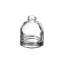 Somang Glass 0.7oz/20ml 18-400 Clear Glass Round Perfume Bottle with Premium Heavy Base for Fine Fragrance & Colognes