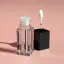 Quadpack 0.2oz / 6.5ml PET Square Alma Lip Gloss Tube with LDPE Wiper and The Bright Applicator
