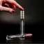 Quadpack 0.2oz / 6.5ml Glass Cylinder Beth Lip Gloss Tube with LDPE Wiper and The Cheery Applicator