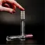 Quadpack 0.2oz / 6.5ml Glass Cylinder Beth Lip Gloss Tube with LDPE Wiper and The Refined Applicator