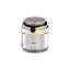 Samhwa 1.7oz/50ml Refillable PET Airless Jar with Refillable Insert & Hygienic Touch Pump, Available with PCR Plastic