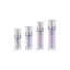 Samhwa 0.68oz/20ml Refillable Glass Airless Pump Bottle with Interchangeable PP Inner Refill Cartridge, 0.15cc Dosage