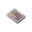 Samhwa 7g 5-Pan Rectangle PETG Multi-Use Face & Eyeshadow Palette with Clear See-Through Top