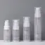 Samhwa 0.34oz/10ml Monomaterial PP Airless Pump Bottle, Eco-Design Spring-Free Pump with 0.2cc Dosage & Clear Overcap
