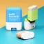 Samhwa 0.7oz/20ml Refillable PP Oval Sunscreen Stick with Slide-In Replaceable Refill Cartridge System for Sunscreen & Skincare