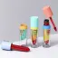 Samhwa 3g PETG Refillable Lip Gloss Tube with Bullet-Pod Inner Refill System & Doe-Foot Wand Applicator