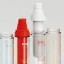 Samhwa 1.7oz/50ml Refillable Glass Airless Pump Bottle with Interchangeable PP Inner Refill Cartridge, 0.15cc Dosage