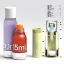Samhwa 1oz/30ml Refillable PETG/PP Airless Pump Bottle with PP Inner Refill Cartridge, 0.2cc Dosage