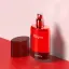 Samhwa 3.4oz/100ml SAN Oval Ellipse Airless Pump Bottle with Aluminum Collar Pump & ABS Overcap