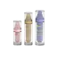 Samhwa 1.7oz/50ml Refillable Glass Airless Pump Bottle with Interchangeable PP Inner Refill Cartridge, 0.15cc Dosage