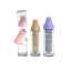 Samhwa 1.7oz/50ml Refillable Glass Airless Pump Bottle with Interchangeable PP Inner Refill Cartridge, 0.15cc Dosage