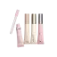 Samhwa 0.85oz/25ml PE Cosmetic Squeeze Tube with Integrated Stainless Steel Spatula Rod Applicator