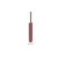 OPL Innovation 3.5ml Cylinder PETG Lip Gloss & Concealer Tube with Shiny Silver Cap & Flocked Doe Foot Applicator
