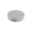 OPL Innovation Single-Pan Round Silver Aluminum Pressed Powder Compact with Mirror & Magnetic Closure