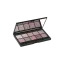 OPL Innovation 11-Pan Rectangular ABS Eyeshadow Palette with Mixed Wells, Mirror & Applicator Well
