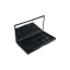 OPL Innovation 11-Pan Rectangular ABS Eyeshadow Palette with Mixed Wells, Mirror & Applicator Well