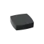 OPL Innovation Single-Pan Square ABS Cushion Compact with Round Two-Tier Well, Mirror & Magnetic Closure