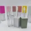 Rongyi Cosmetics 4.5ml / 0.15oz Thick-Wall PETG Square Lip Gloss Tube with ABS Cap & Customizable Wand